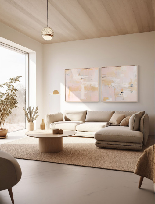 Warm Harmony — Diptych Set