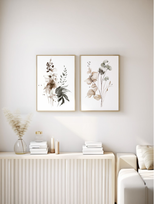 Neutral Botanical Duo