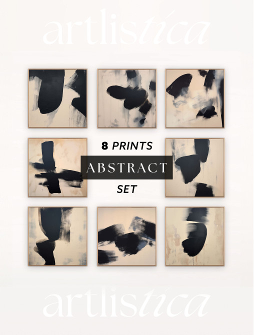 Ink Brushwork — Set of 8