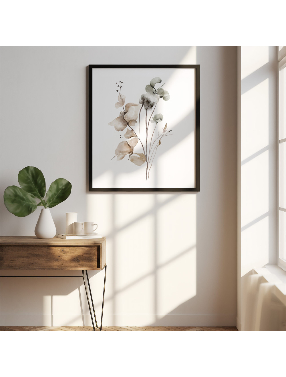 Soft Eucalyptus Watercolor
