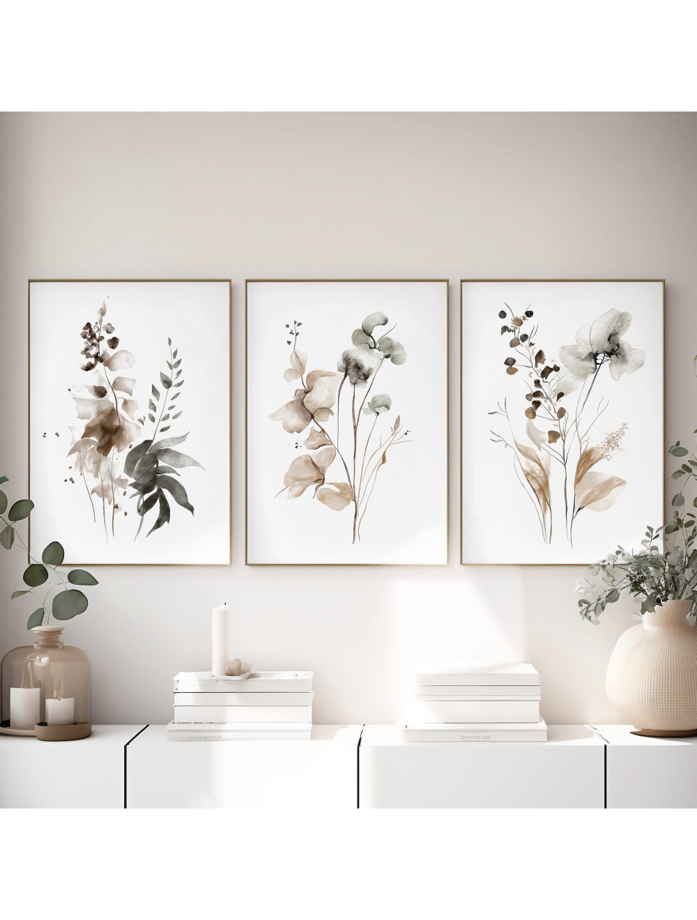 Soft Eucalyptus Watercolor